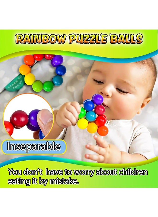 2 Pack Sensory Fidget Toys for Kids Toddler Boys, Autism Figette Ball Autistic ADHD Cool Desk Toy, Calm Down Travel Airplane Essentials Toys for Age 3-12 Year Old, Stuffers Gift for Kids Teens Girls