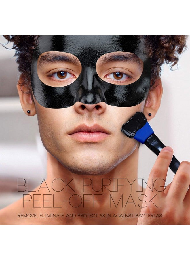 SHILLS Face Mask for Men, Face Mask Purifying Peel Off Mask, Charcoal Mask, Blackhead Removal Mask, Peel Off Mask, Charcoal Mask and a Brush Set