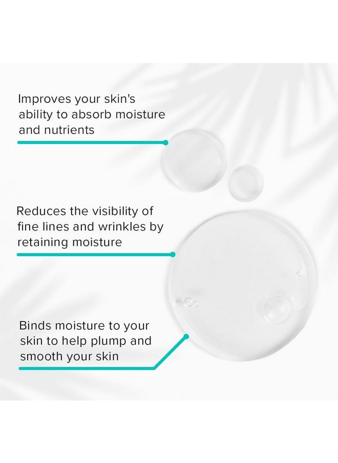 ClarityRx Daily Dose of Water Hyaluronic Acid Hydrating Face Serum, Natural Plant-Based Daily Moisturizing Treatment for Dry, Dull Skin (1 fl oz)