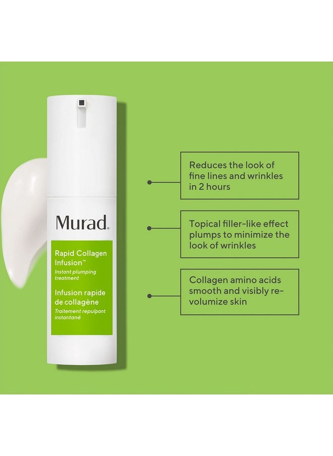 Murad Rapid Collagen Infusion - Resurgence Anti-Aging for Face - Skin Smoothing Cream Targets Deep Wrinkles - Gentle Skin Treatment Backed by Science, 1.0 Oz