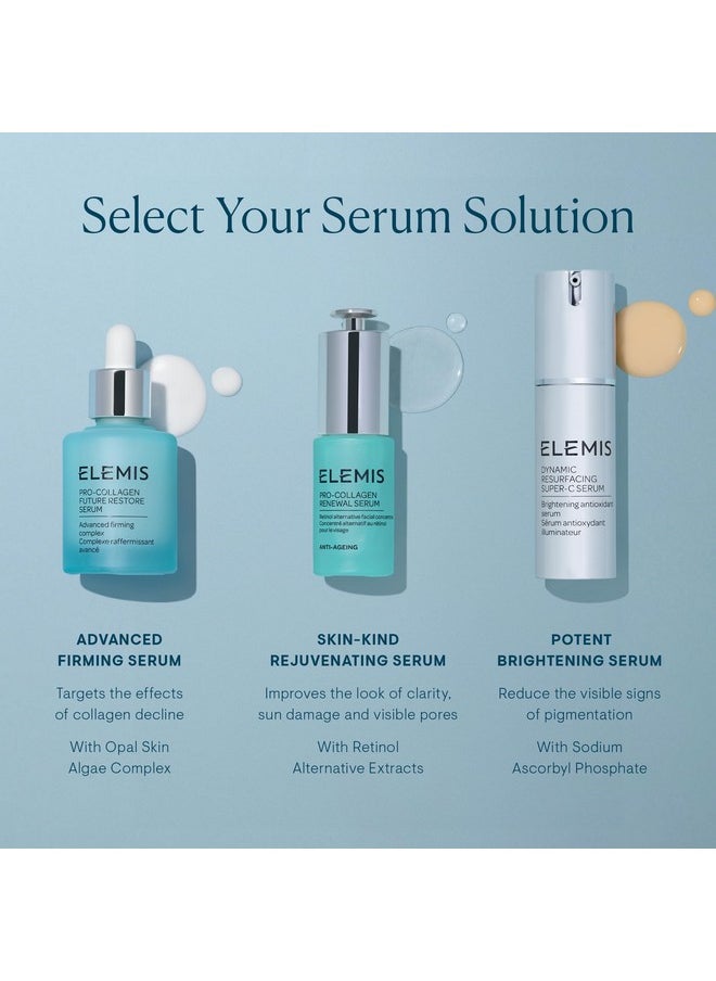 ELEMIS Dynamic Resurfacing Super-C Serum, Daily Anti-Aging Antioxidant Serum Brightens, Refines, and Illuminates Dull Skin with Vitamin C, 30 mL
