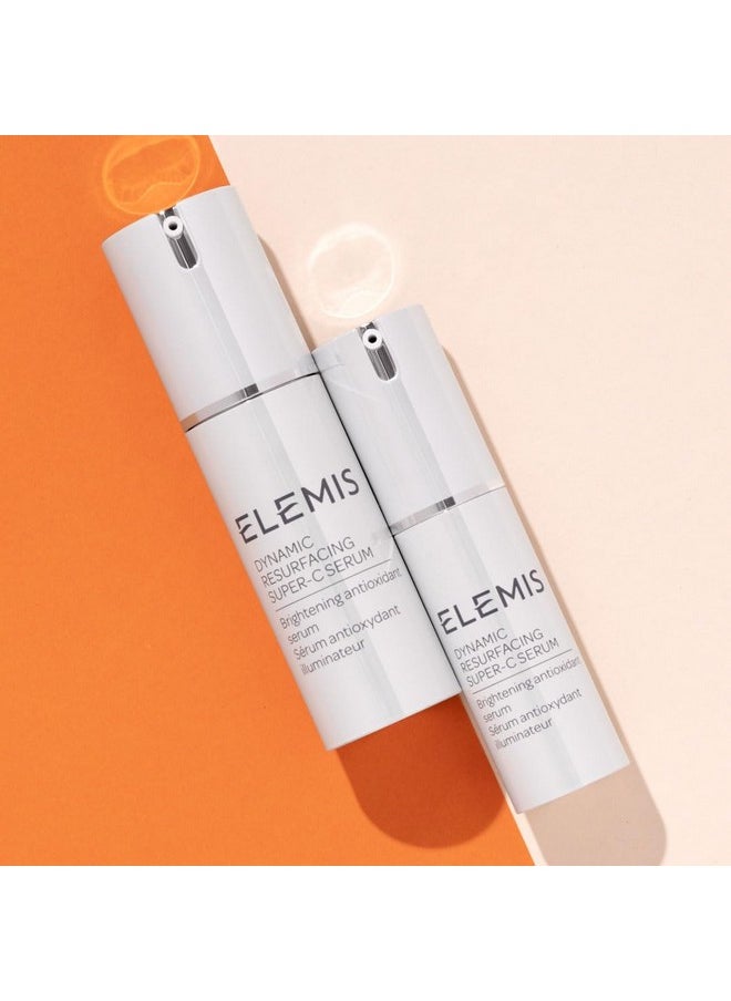 ELEMIS Dynamic Resurfacing Super-C Serum, Daily Anti-Aging Antioxidant Serum Brightens, Refines, and Illuminates Dull Skin with Vitamin C, 30 mL