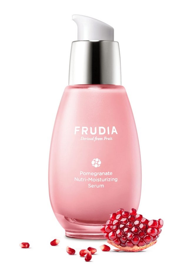 WELCOS FRUDIA Pomegranate Nutri-Moisturizing Serum | Firming Face Serum w/Pomegranate extract, BL-FILL UP, Vegan Collagen | Korean Skin Care Serum Day and Night Moisturizer for Face (1.69 fl oz)