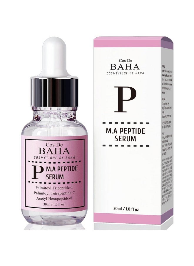 Peptide Complex Facial Serum with Matrixyl 3000 & Argireline for Face/Neck - Deep Wrinkles, Heals and Repairs Skin for Face, 1 Fl Oz (30ml)