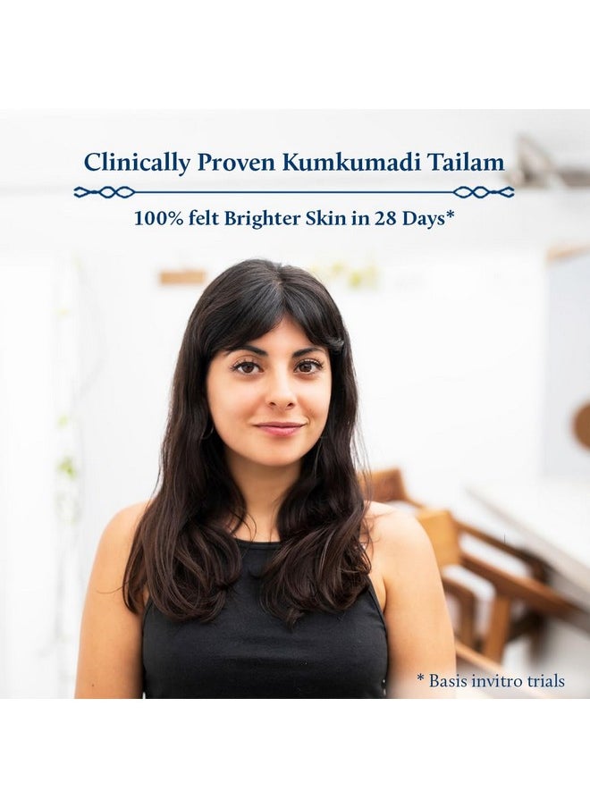 Blue Nectar Kumkumadi Tailam Skin Brightening Face Oil for Glowing Skin, Dull & Damage Skin Repair | Natural Anti Aging Serum | With Plant Based Collagen Booster (26 Herbs, 10 ml)