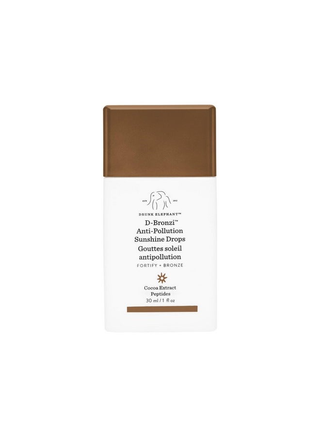 D-Bronzi Anti Pollution Sunshine Drops by Drunk Elephant for Women - 1 oz Drops