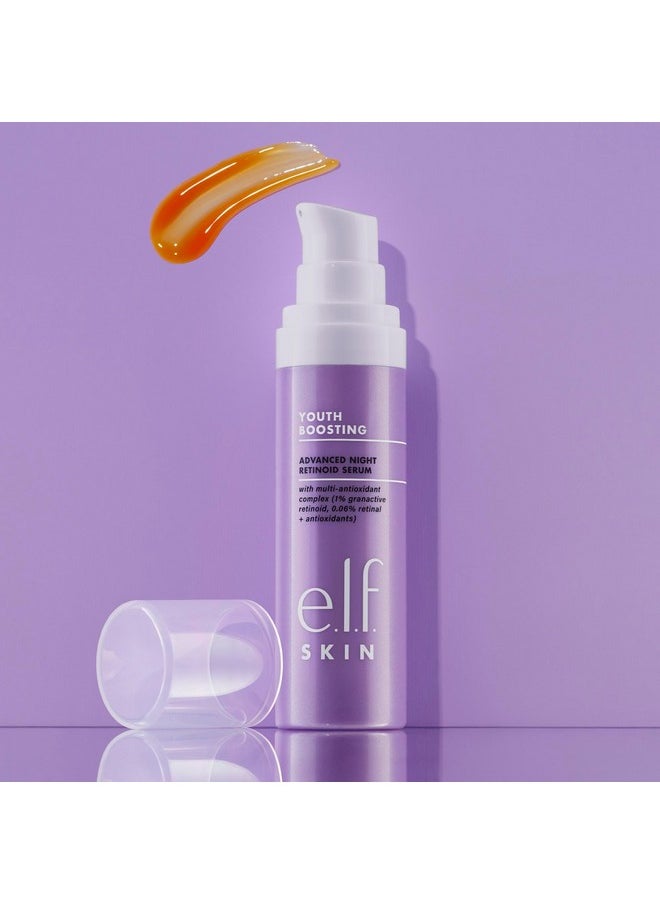 e.l.f. SKIN Youth Boosting Advanced Night Retinoid Serum, Anti-Aging Serum For Reducing Appearance of Fine Lines & Wrinkles, Vegan & Cruelty-Free