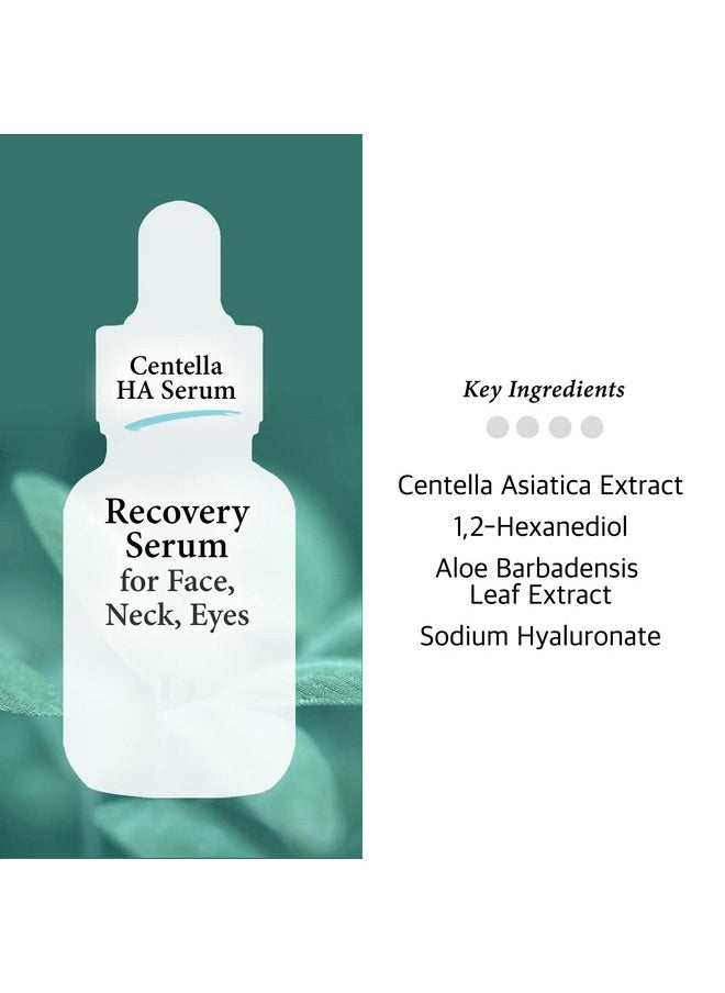 Centella Asiatica Extract Serum with Aloe and Green Tea for Soothing Sensitive Skin - Hydrating Face Serum, 1 Fl Oz