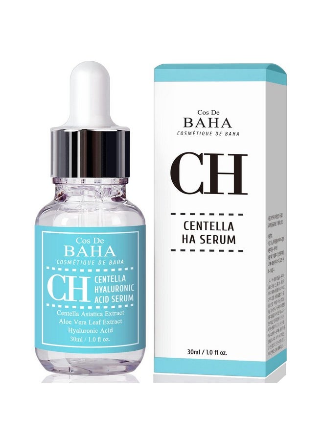 Centella Asiatica Extract Serum with Aloe and Green Tea for Soothing Sensitive Skin - Hydrating Face Serum, 1 Fl Oz