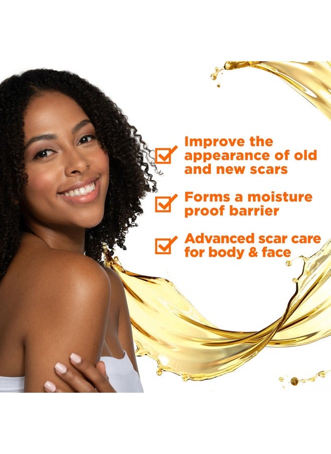 Palmer's Cocoa Butter Formula Scar Serum, Skin Brightening Oil for Face & Body, Concentrated Serum with Vitamin E, Fragrance Free, 1 Fl Oz
