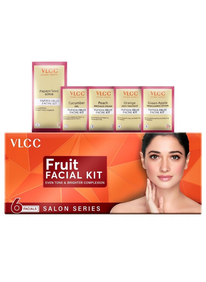 VLCC Professional Salon Series Fruit Facial Kit 5x10g