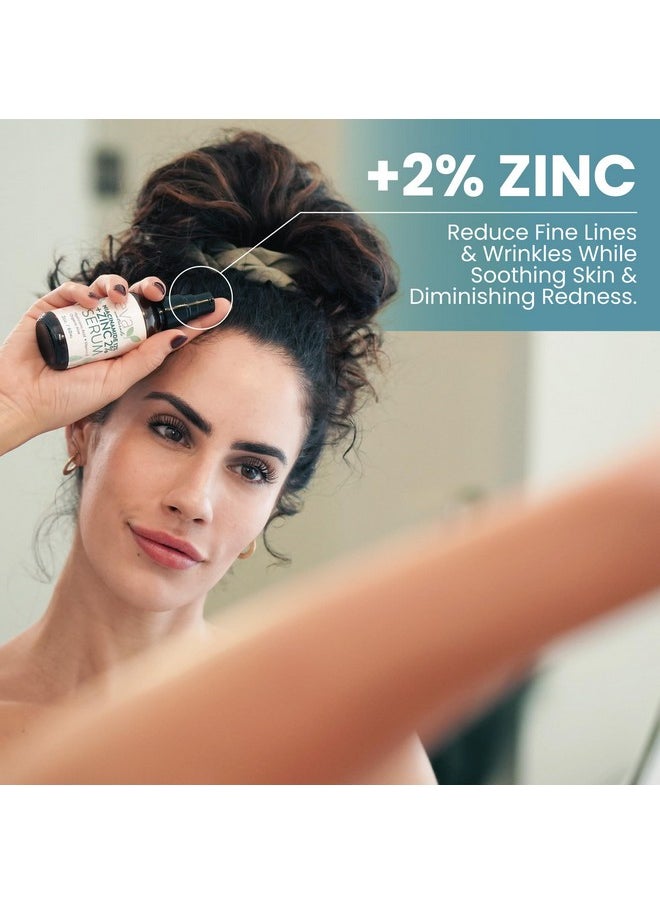 Niacinamide Serum for Face - 12% Niacinamide & 2% Zinc Serum with Hyaluronic Acid - Pore Minimizer, Improve Dark Spots, Redness Relief (2 oz)