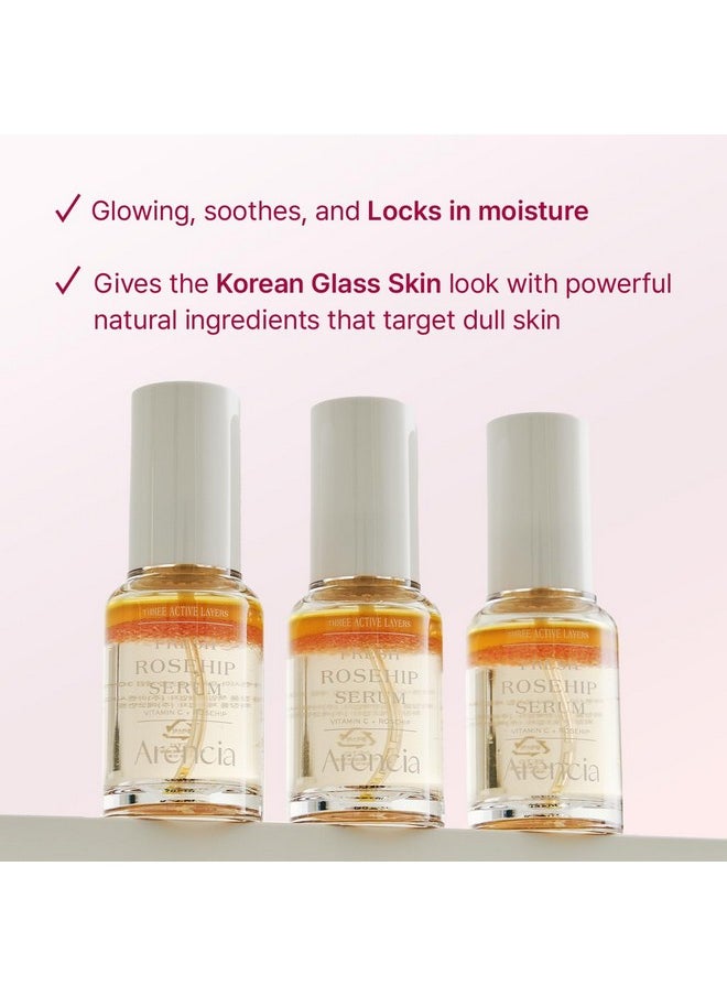 Arencia Fresh Rosehip Spray Serum Mist - Anti-aging, Deep Hydration, Anti Wrinkle, All in One Care - Korean Skincare