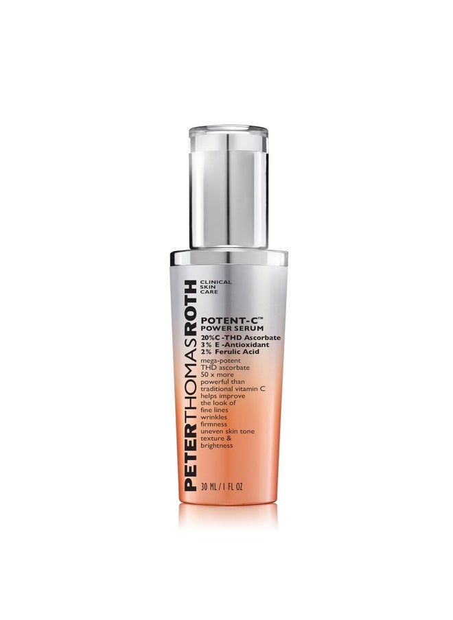 Peter Thomas Roth | Potent-C Power Serum | Brightening Vitamin C Serum for Fine Lines, Wrinkles, Uneven Skin Tone, Texture and Dehydrated Skin