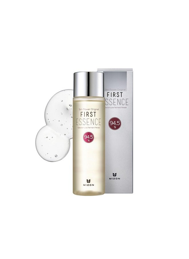 MIZON Skin Power Original First Essence, 94.5% Galactomyces Ferment Beans Filtrate, Booster, Glowing Skin, Moisturizing, Exfoliating, Anti-aging (210ml 7.10 Fl Oz)