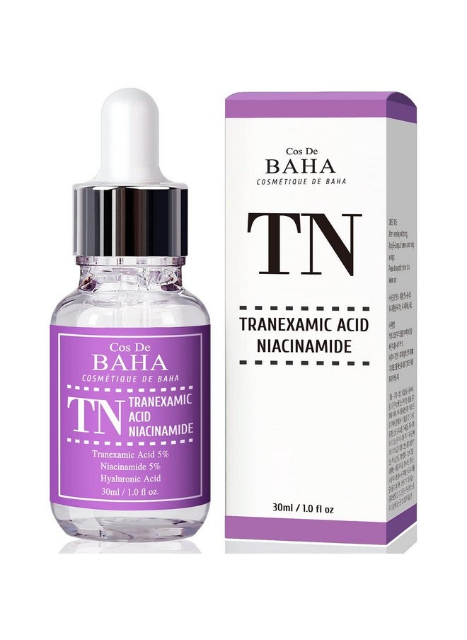 Tranexamic Acid 5% Serum with Niacinamide 5% for Face/Neck - Helps to Reduce the Look of Hyper-Pigmentation, Discoloration, Dark Spots, Remover Melasma, 1 Fl Oz
