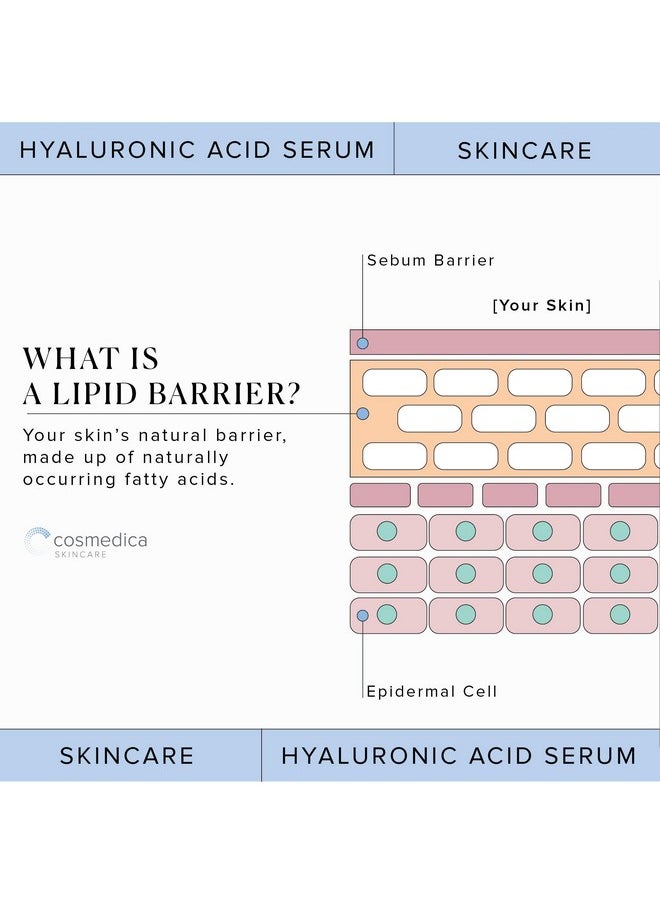 Hyaluronic Acid Serum for Skin 100% Pure Anti Aging Serum Intense Hydration Moisture Non greasy Paraben free, Wrinkle Reducing and Brightening Serum (Pro Formula) 2oz