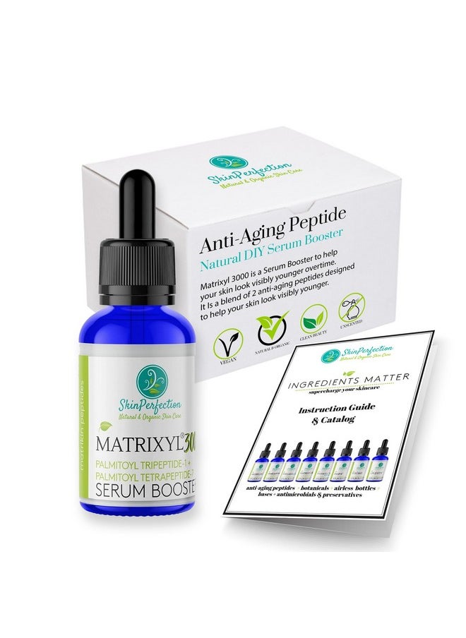 Skin Perfection Matrixyl 3000 Serum for Face Anti Aging - Face Serum for Women Anti Aging with Palmitoyl Tripeptide-1 Tetrapeptide 7 for Wrinkles & Fine Lines - Mix with Any Skincare Product - 0.5oz