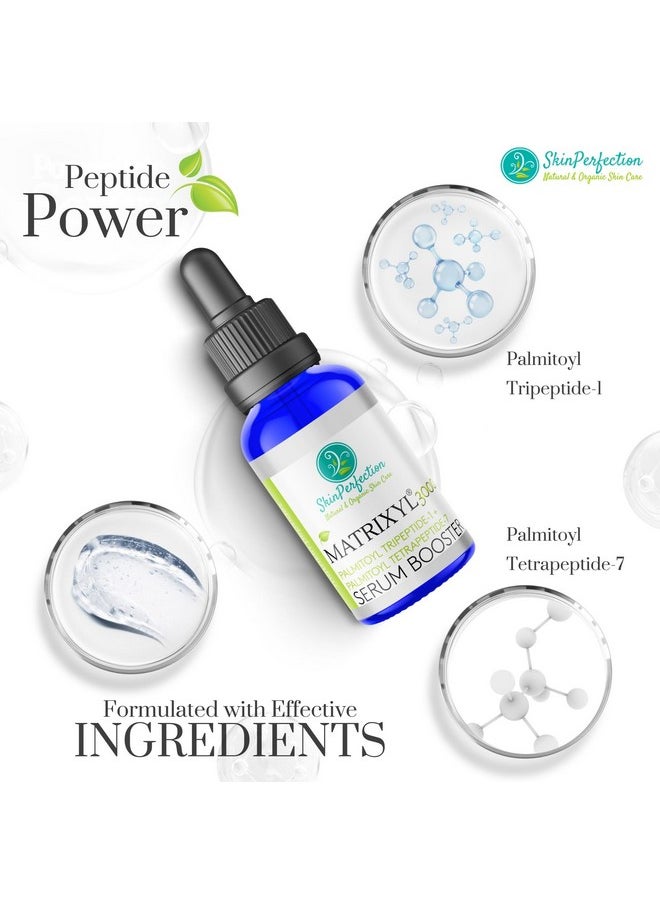 Skin Perfection Matrixyl 3000 Serum for Face Anti Aging - Face Serum for Women Anti Aging with Palmitoyl Tripeptide-1 Tetrapeptide 7 for Wrinkles & Fine Lines - Mix with Any Skincare Product - 0.5oz