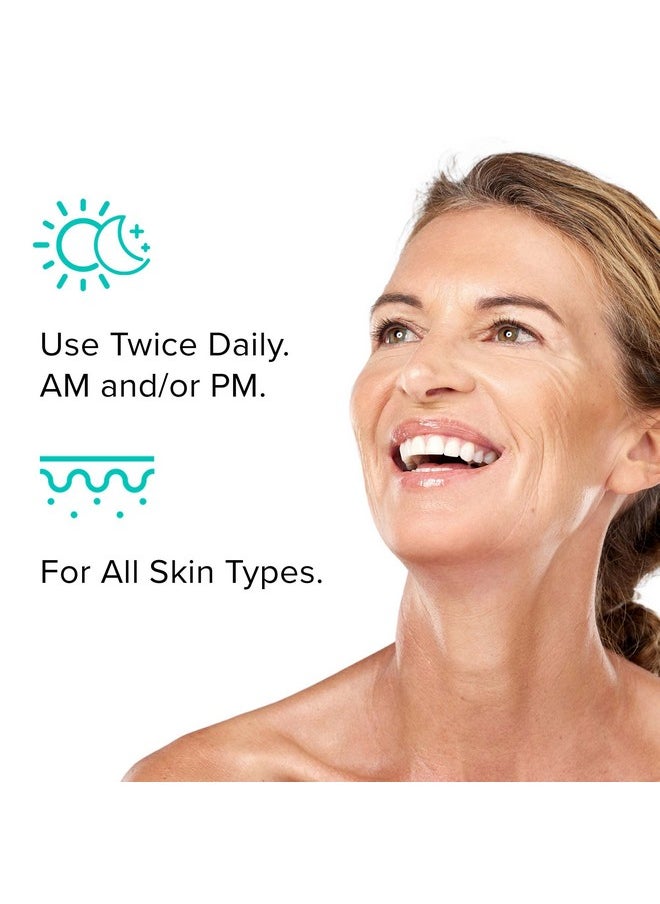 ClarityRx Keep Your Chin Up Anti-Aging Neck & Chest Serum, Natural Plant-Based Hyaluronic Acid Treatment for All Skin Types (1 fl oz)