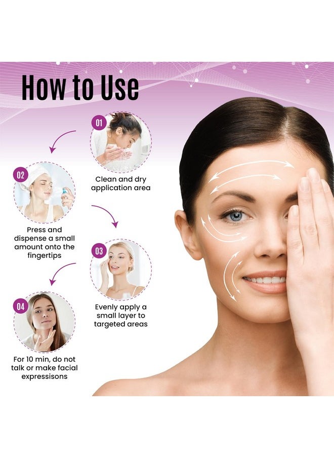 DERMAXGEN 60 Second Instant Wrinkle Corrector Pure Organic + Peptide Complex, Amazing Results For All Skin Types 0.7 Fl Oz / 20 Ml