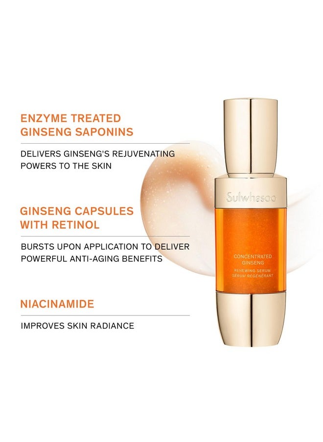 Sulwhasoo Concentrated Ginseng Renewing Serum Mini: Hydrates, Visibly Firm, Smooth, and Improves Look of Firmness & Elasticity, 0.50 fl. oz.