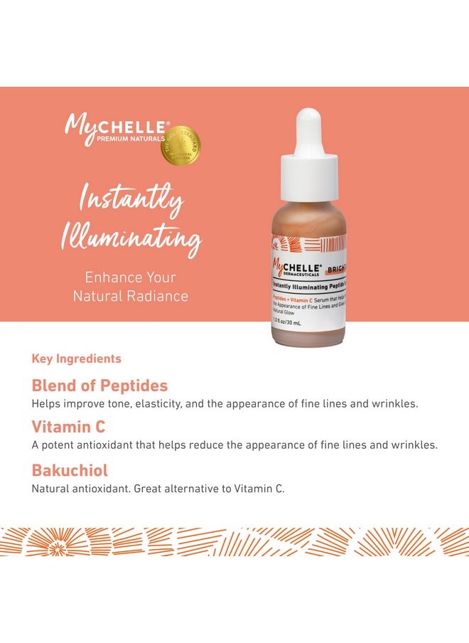 MYCHELLE Instantly Illuminating Peptide Serum, 1 FZ