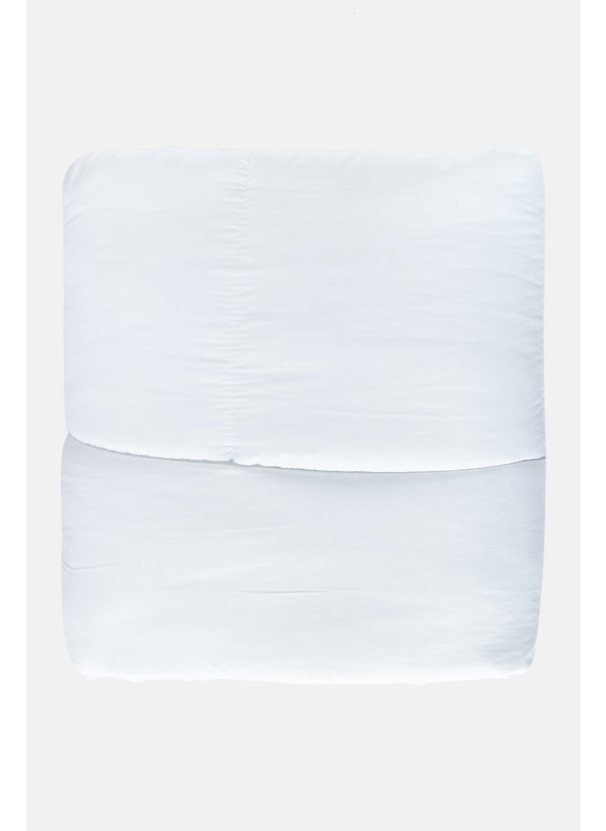 Queen Size Mattress Topper 150 x 200 cm, White