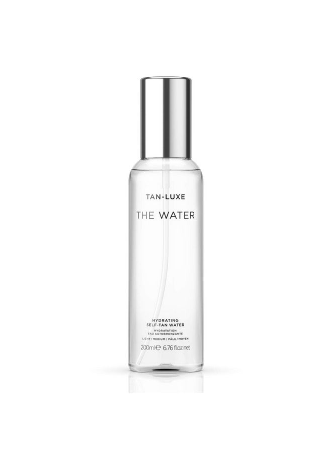 TAN-LUXE The Water - Medium/Dark - The Water Hydrating Self Tanner Mist - Vitamin Infused, Hydrating Tanning Water Mist - Cruelty & Toxin Free Spray Tanner