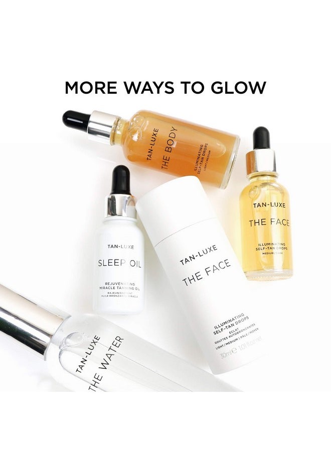 TAN-LUXE The Water - Medium/Dark - The Water Hydrating Self Tanner Mist - Vitamin Infused, Hydrating Tanning Water Mist - Cruelty & Toxin Free Spray Tanner
