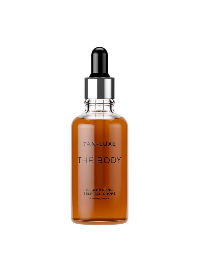 TAN-LUXE The Body - Illuminating Self-Tan Drops, 50ml - Cruelty & Toxin Free - Medium/Dark