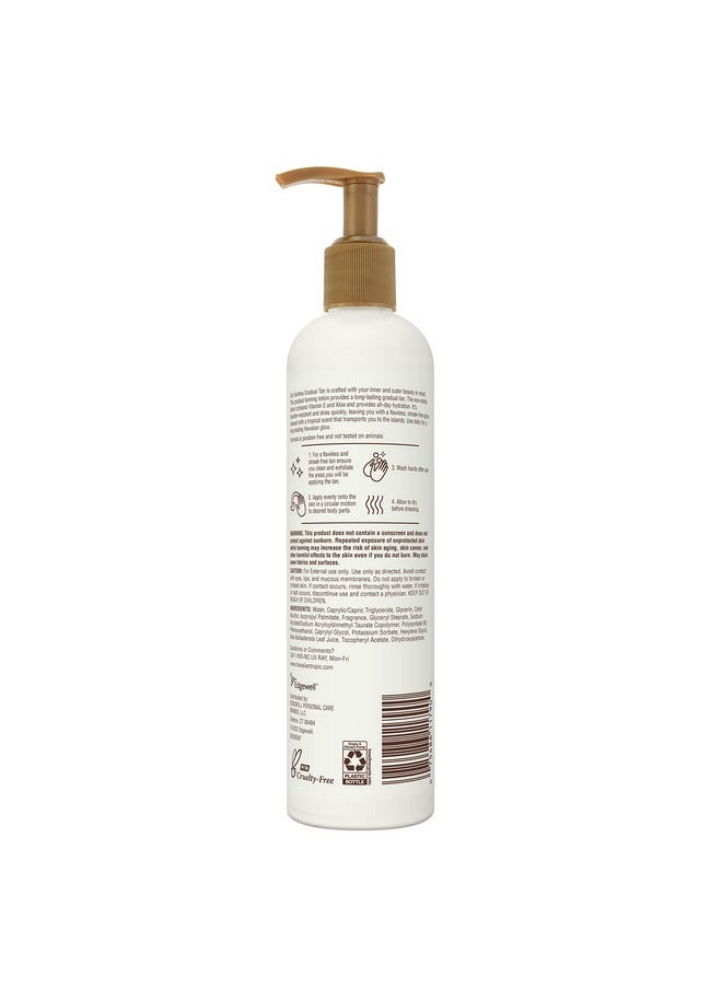 Hawaiian Tropic Sunless Tan Gradual Tanning Lotion, 12.6oz | Gradual Tan Self Tanning Lotion, Sunless Tanner, Hawaiian Tropic Tanning Lotion, 12.6oz