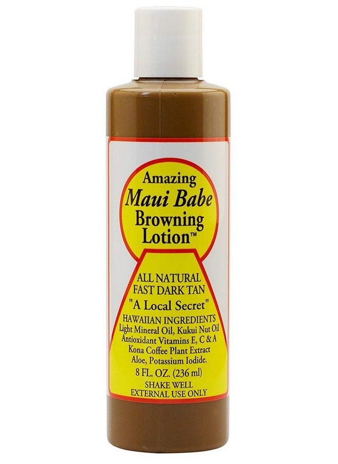 Maui Babe Browning Lotion 8 Ounces (Pack of 4)