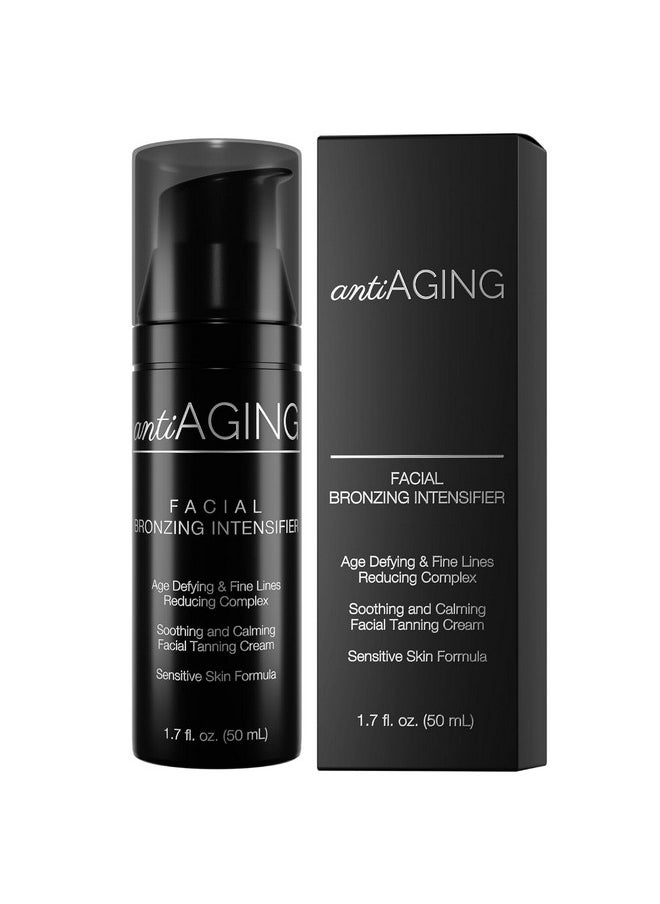 Onyx Anti-Aging Face Tanning Lotion for Tanning Beds - Hydrating Indoor Tanning Bed Lotion with TanTouch, Intense Tanning Moisturizer, Accelerates Tanning, Anti-Aging Skin Protection, 1.7 fl oz