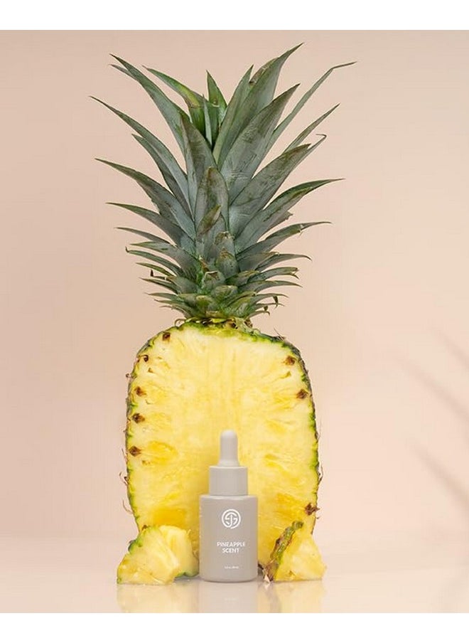 SJOLIE Sunless Tanning Additive - Pineapple Scent Drops | Enhance Spray Tan or Self Tanners - 1oz