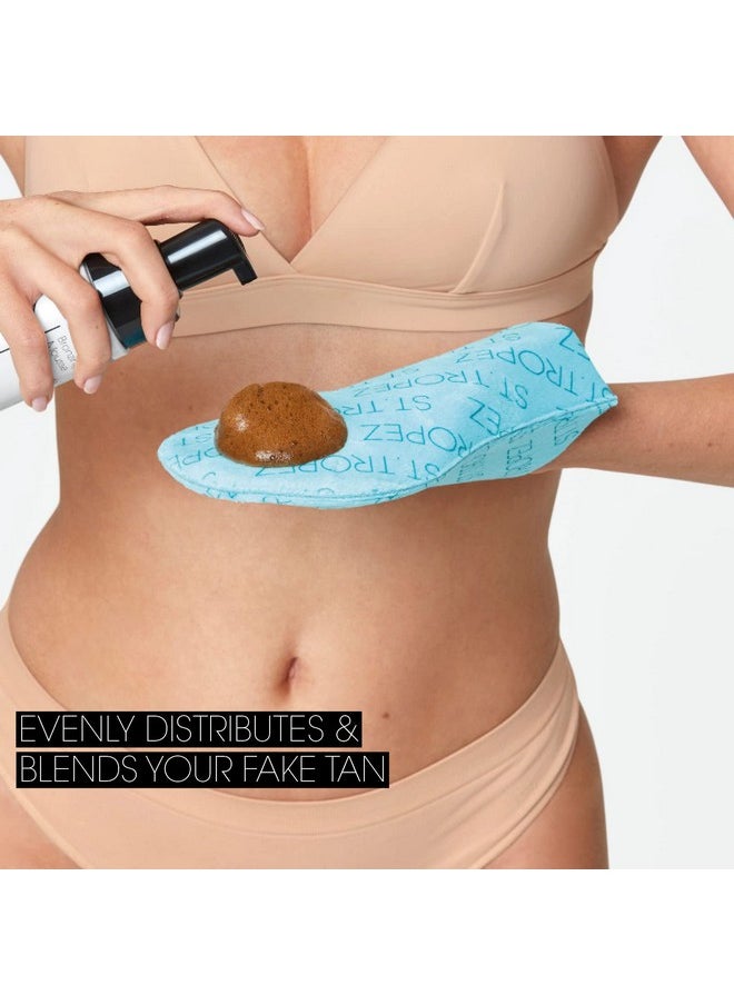 St.Tropez Double-Sided Luxe Velvet Applicator Mitt, Soft Self Tanning Mitt for a Flawless Finish, Waterproof Tanning Mitt for a Smooth and Even Self Tan, Ultimate Mitt for Self Tanner, 1 ct