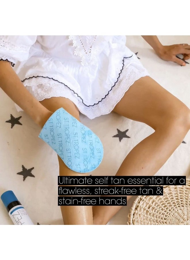 St.Tropez Double-Sided Luxe Velvet Applicator Mitt, Soft Self Tanning Mitt for a Flawless Finish, Waterproof Tanning Mitt for a Smooth and Even Self Tan, Ultimate Mitt for Self Tanner, 1 ct