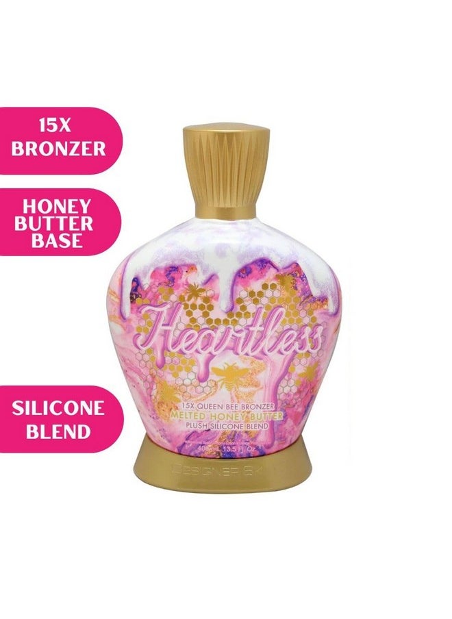 Heartless Tanning Lotion by Designer Skin 2019 Edition With 15X Queen Bee Bronzer###