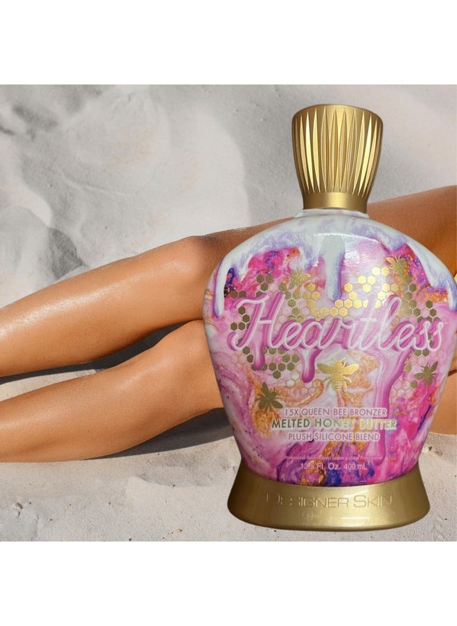 Heartless Tanning Lotion by Designer Skin 2019 Edition With 15X Queen Bee Bronzer###
