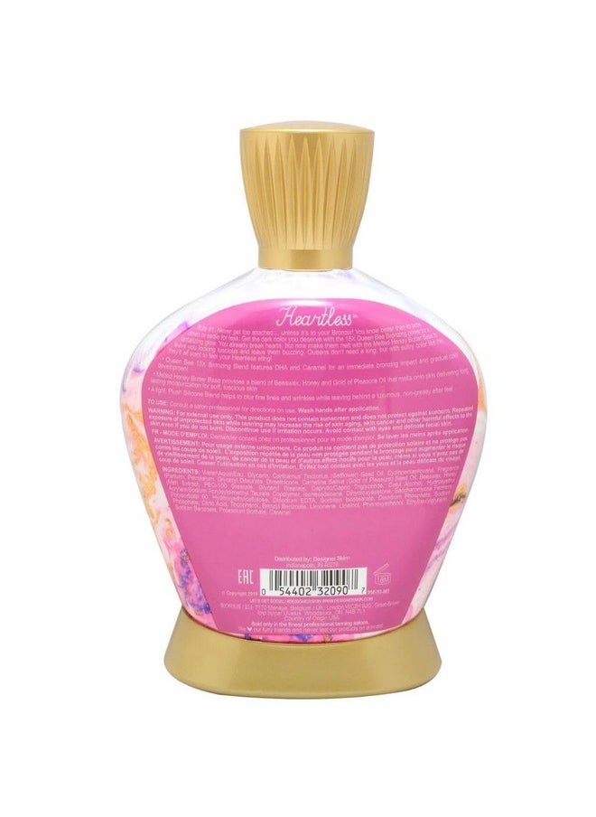Heartless Tanning Lotion by Designer Skin 2019 Edition With 15X Queen Bee Bronzer###