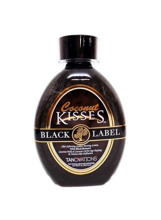 Ed Hardy Lotion Coconut Kisses Black Label Black DHA Skin Hydrating Bronze 13.5z, Antioxidant, Medium