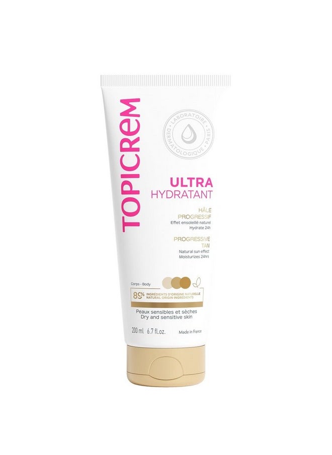 Topicrem Sensitive Skin Ultra-Moisturizing Progressive Tan 200ml by Topicrem