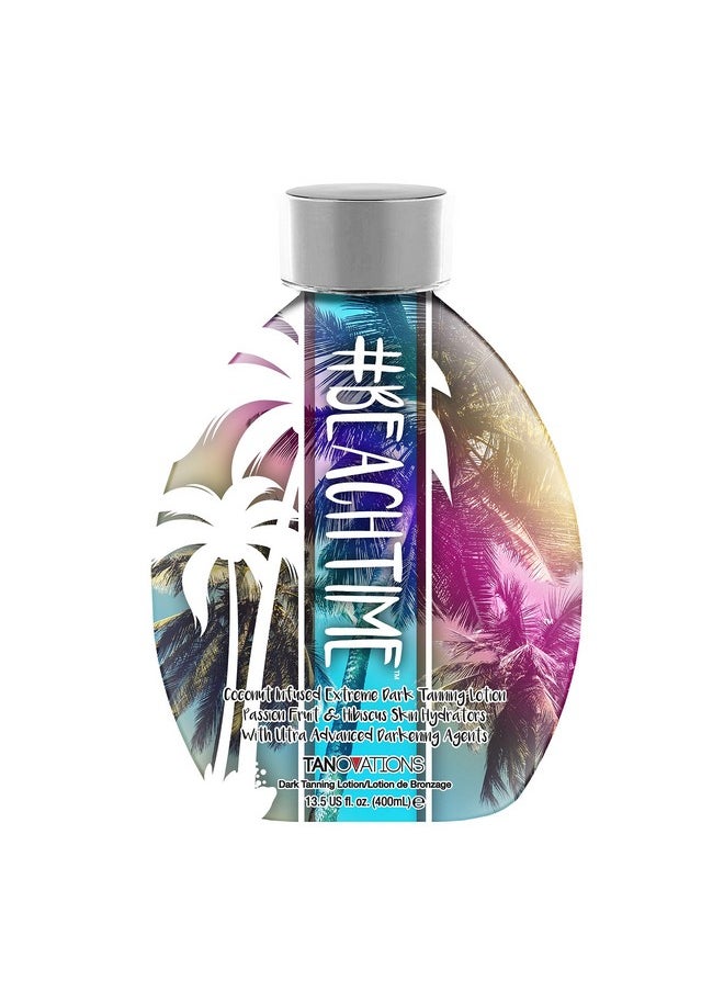 Ed Hardy #Beachtime Dark Indoor Outdoor Coconut Infused Tanning Lotion 13.5oz