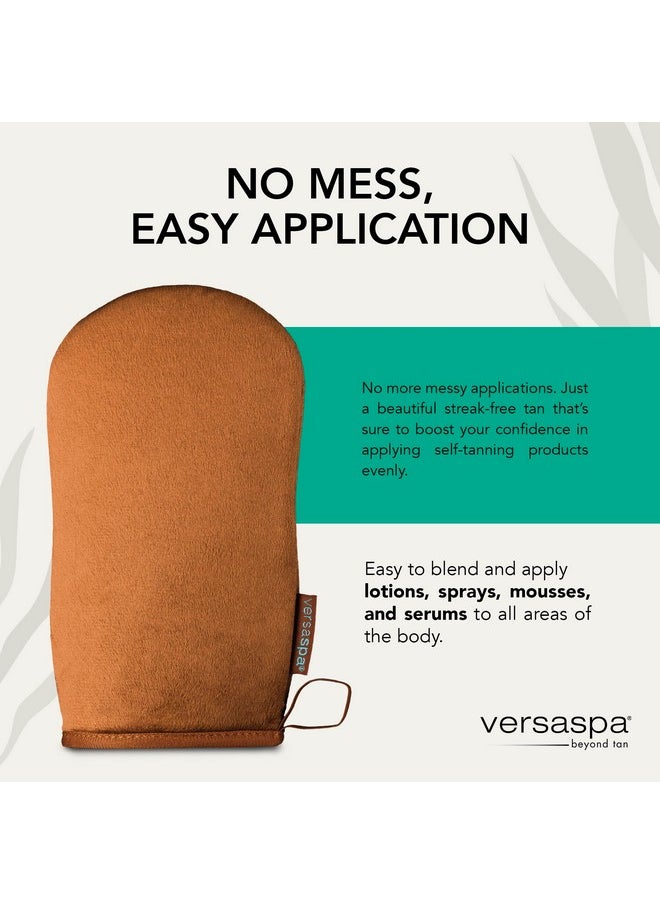 Versa Spa Sunless Streak free Self Tanning Washable Applicator Blending Tan Mitt
