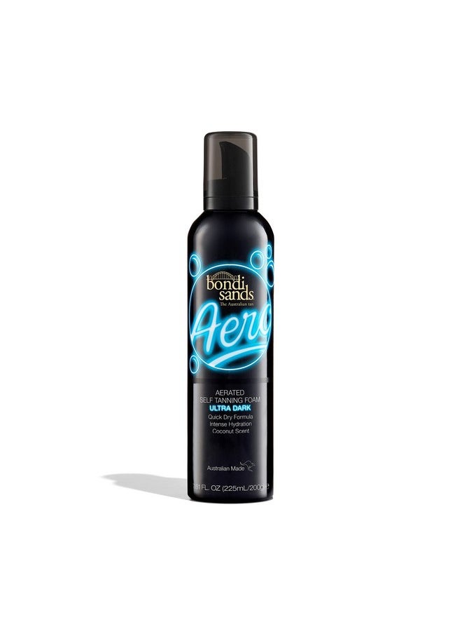 Bondi Sands Aero Self Tanning Foam | Lightweight + Fast-Drying Aerosol Formula Gives Skin a Hydrated, Long-Lasting Bronzed Glow | Ultra Dark, 7.61 Oz/225 mL