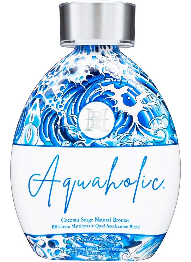 Ed Hardy Tanning Aquaholic - Coconut Surge Natural Bronzer Tanning Lotion 13.5 oz.