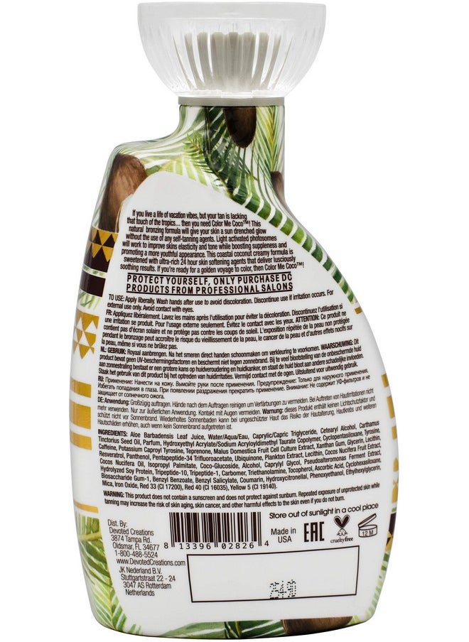 Devoted Creations Color Me Coco Bronzer Tanning Lotion 13.5 oz