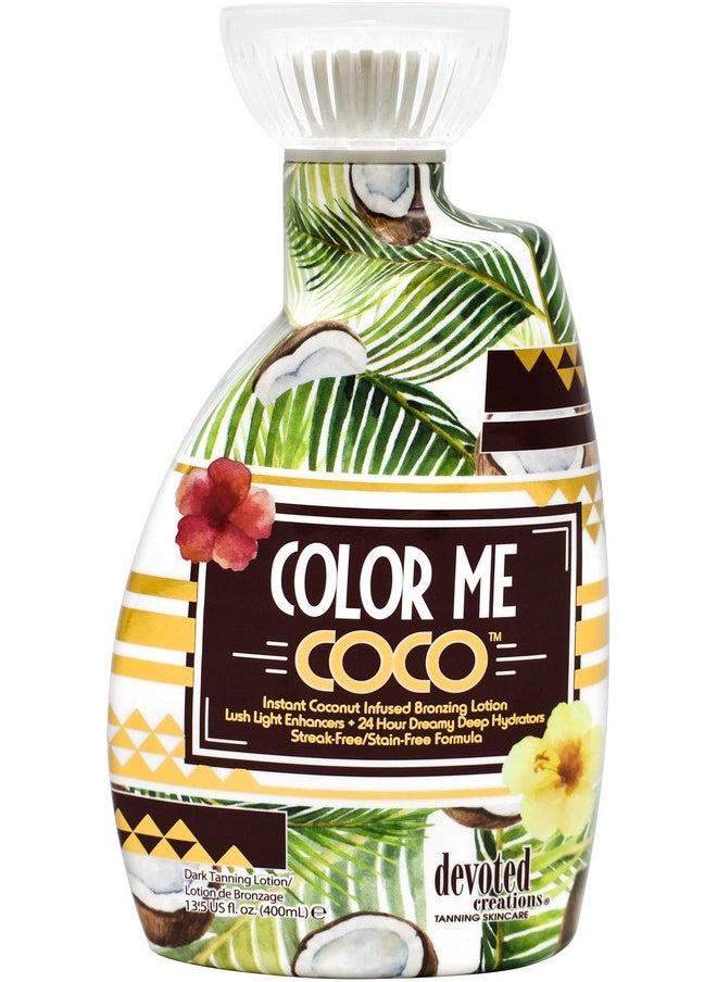 Devoted Creations Color Me Coco Bronzer Tanning Lotion 13.5 oz