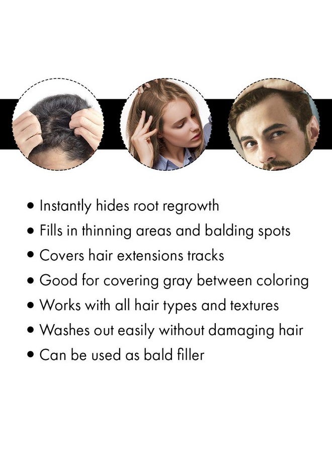 jerome russell Hair Color Thickener for Thinning Hair, Dark Brown, 3.5 Ounce