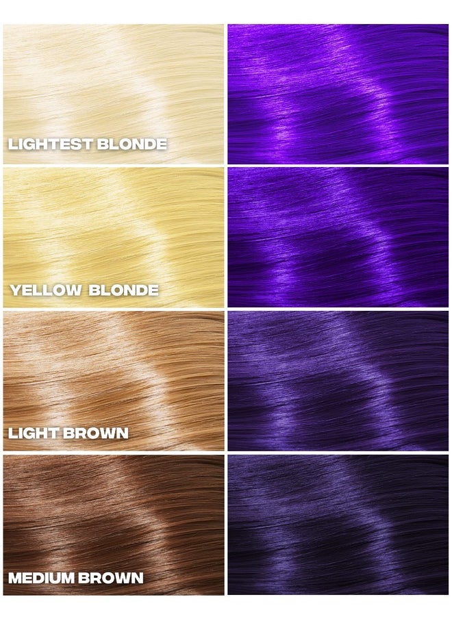 Good Dye Young Semi-Permanent Hair Color, Vegan and Cruelty-Free Purple Hair Dye, Last up to 24 Washes, Non-Damaging Conditioning Hair Color (5FL OZ, PPL Eater)